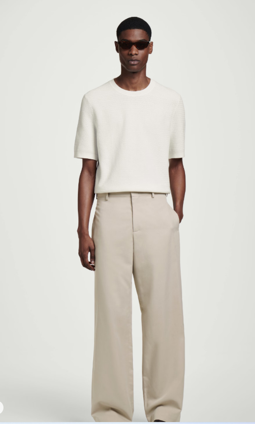 PANTALONI SARTORIALI A GAMBA LARGA